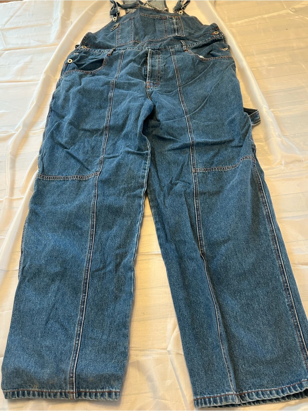 Vintage Code zero Men's Denim Overalls - Blue